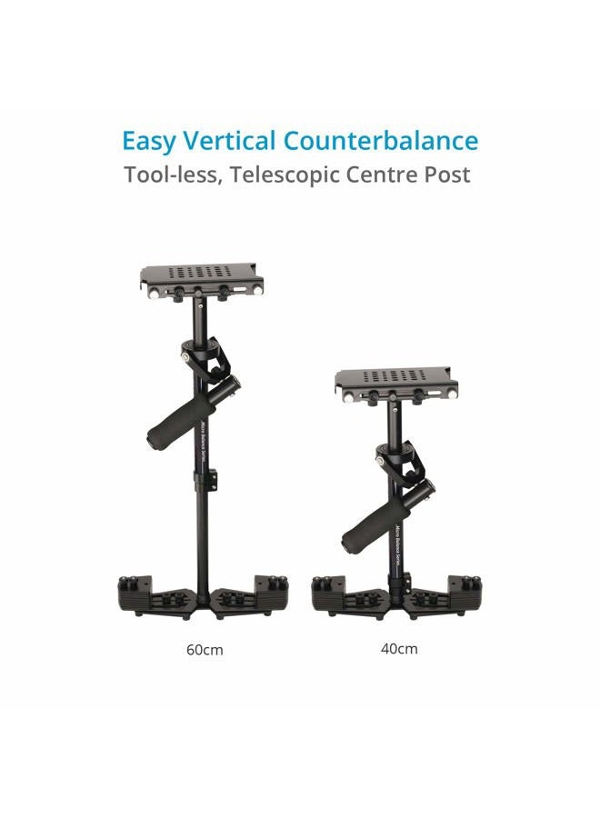 FLYCAM HD-3000 Handheld Stabilizer for DSLR Video Cameras. Quick Micro Balancing, Telescopic Centre Post w 3-axis Gimbal Handle. Free Table Clamp & Quick Release Plate. (FLCM-HD-3-QT) - Image 5