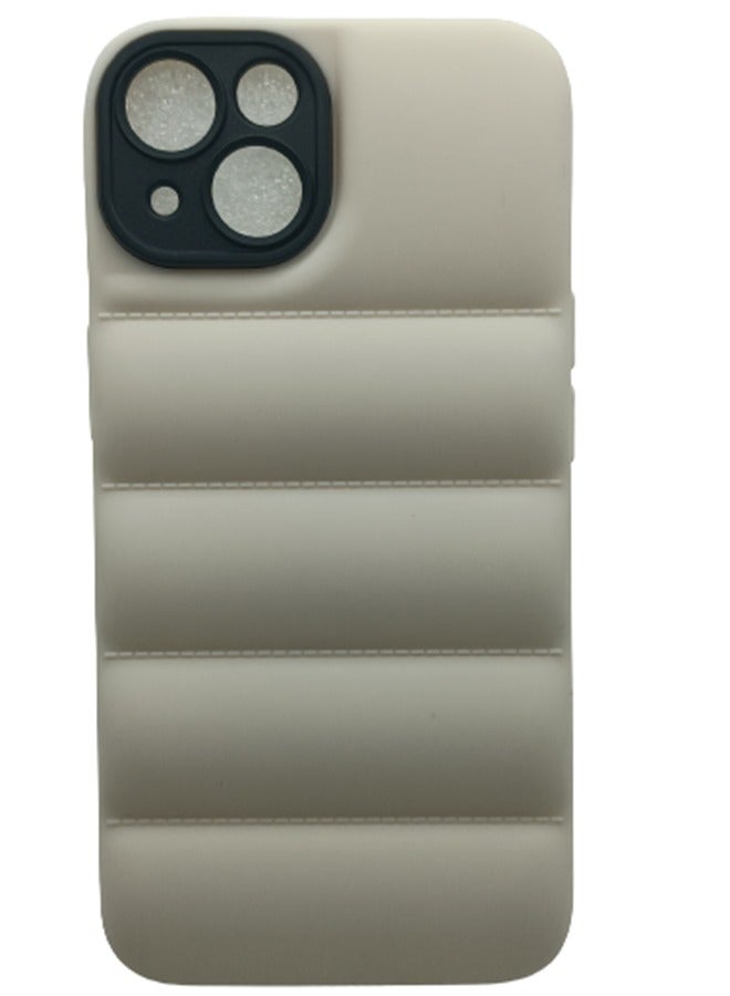 في آر كرييتيف جراب White Puffer Jacket (غير لامع) لهاتف Apple iPhone 14 - Image 2