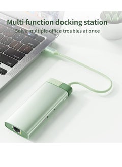 نيبمينينت محطة إرساء USB-C محمولة لتحويل الفيديو إلى دقة 4K مع 3 مراكز USB 3.0، وإيثرنت جيجابت، وشاحن بقوة 100 واط.  - Image 1