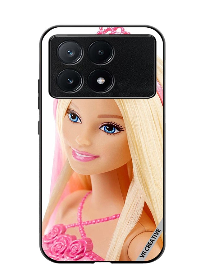 VR CREATIVE Protective Case Cover For Xiaomi Poco X6 Pro Barbie With Hair Design Multicolour - Image 1