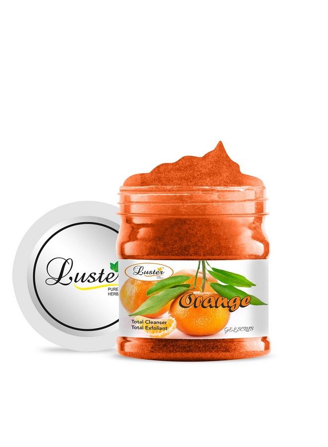 LUSTER Orange Face & Body Gel Scrub; Made With Orange Extracts; Extra Cleansing Formula; Face & Body Gel Scrub For Women & Men; Paraben & Sulfate Free 500 Ml - Image 2