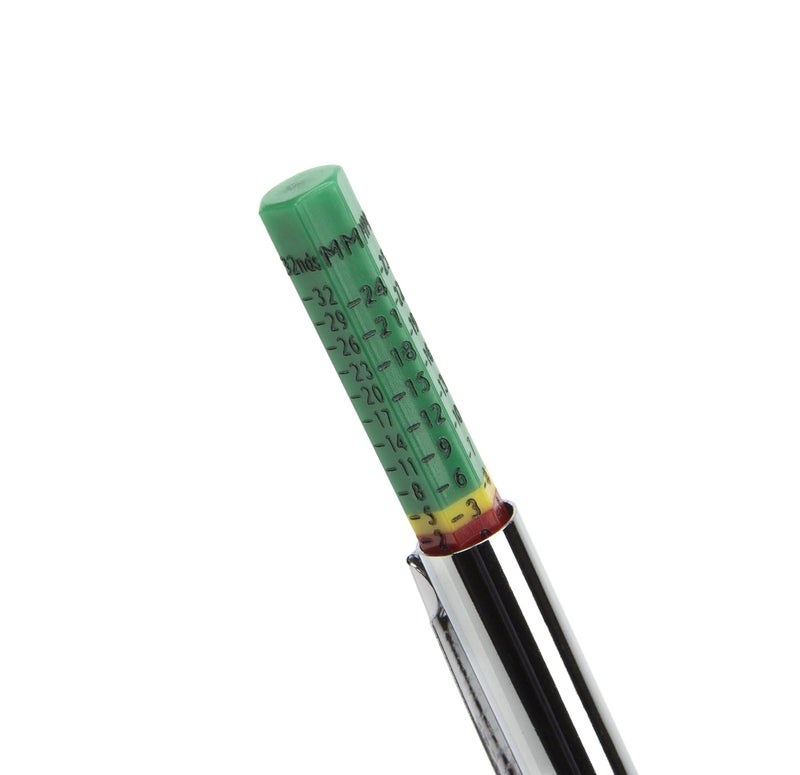 Steelman Color Coded Tread Depth Gauge, Quickly Identifies Amount of Tread on Tires, Reads in MM and 32nds - Image 4