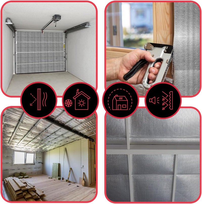 SEALTECH Heavy Duty 5mm Reflective Insulation Roll - Premium Foam Core Radiant Barrier for Energy Conservation -Commercial Grade Soundproofing Thermal Shield for Indoor and Outdoor Use (36" X 50') - Image 4