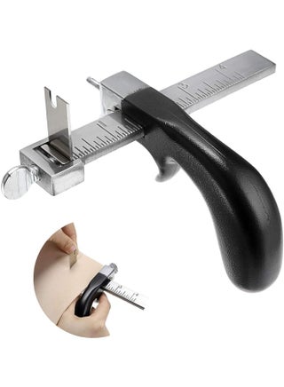 أداة قطع جلدية مع مقبض ألومنيوم، أداة قطع حزام جلدي يدوية مع ملحقات - أداة تقطيع جلدية من الفولاذ المقاوم للصدأ لصناعة الجلود اليدوية - pzsku/ZF644BBE39D3E8102C5E1Z/45/1754679395/0e7e89b5-4493-48ce-953a-367cb38e27dc