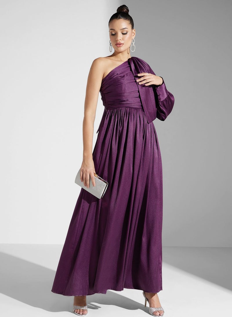 Iyra One-Shoulder Evening Dress - Image 1