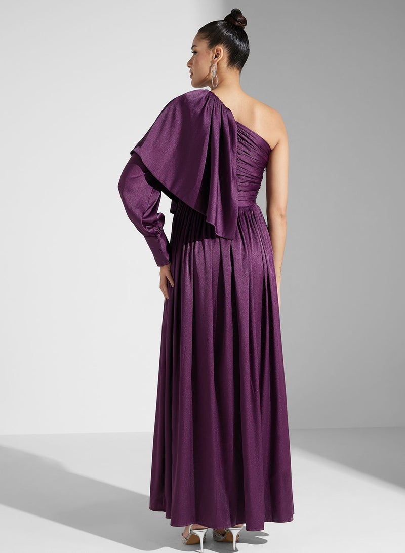 Iyra One-Shoulder Evening Dress - Image 2