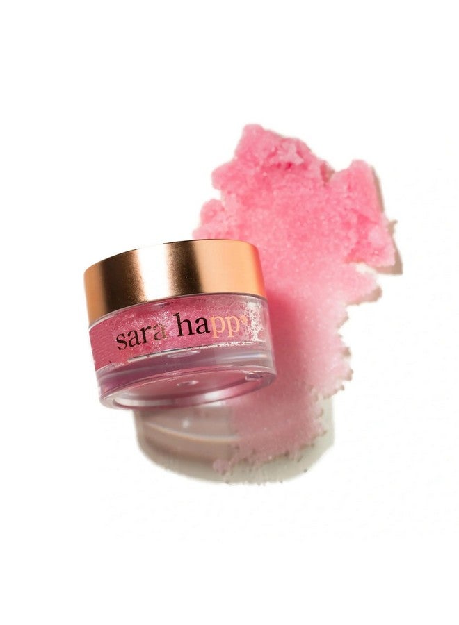 Sara Happ The Lip Scrub: Pink Grapefruit Sugar Scrub for Dry Lips - Gently Exfoliate, Polish, and Revitalize Lips with Vitamin E and Jojoba & Grape Oils, Vegan, 0.5 oz. - Image 2