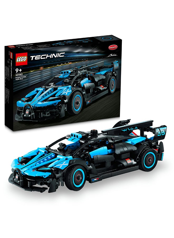 LEGO - Technic Bugatti Bolide Agile Blue Building Toy Set; A Buildable Model Gift For Kids Aged 9+ Who Love Racing Car Toys (905 Pieces) 42162 - Image 1