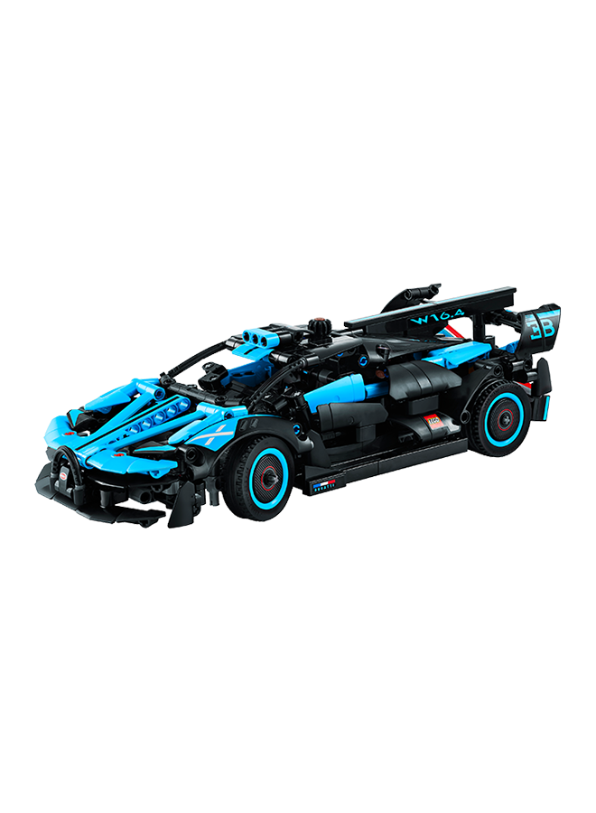 LEGO Technic Bugatti Bolide Agile Blue Building Toy Set; A Buildable Model Gift For Kids Aged 9+ Who Love Racing Car Toys (905 Pieces) 42162