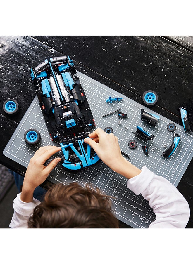LEGO - Technic Bugatti Bolide Agile Blue Building Toy Set; A Buildable Model Gift For Kids Aged 9+ Who Love Racing Car Toys (905 Pieces) 42162 - Image 1