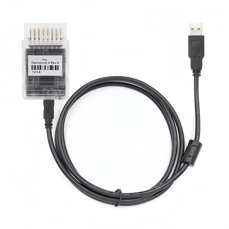 Washinglee KCAN Diagnostic Cable for ECU Compatible for Mitsubishi Subaru Toyota Jaguar Land Rover OBD2 Diagnostic Cable Support OpenPort 20ECU FlashSDD V158Techstream