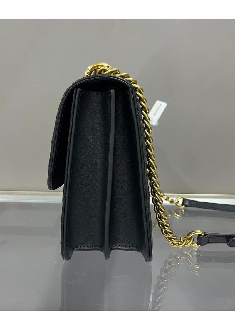 Pinko Chain Solid Color Crossbody Shoulder Bag 27*18*7cm - Image 4