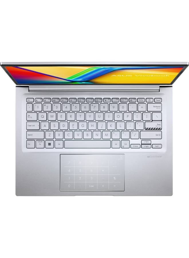 ASUS Vivobook 14 Laptop with 14 Inch WUXGA / Intel Core i5-13420H / 8 Gigabyte / 512 Gigabyte SSD / Intel UHD/ Windows 11 / Cool Silver - Image 4