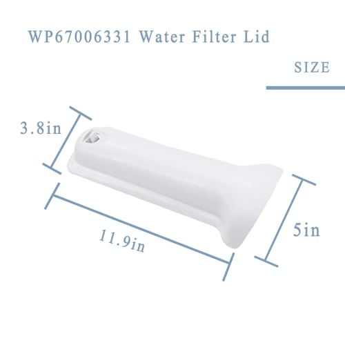Earthtec WP67006331 Water Filter Lid Fit for Whirlpool Refrigerator 67006331 1187210 12960301 AH2069874 EA2069874 PS2069874 - Image 3