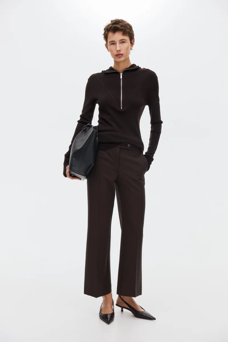 H&M Bootcut ankle-length trousers