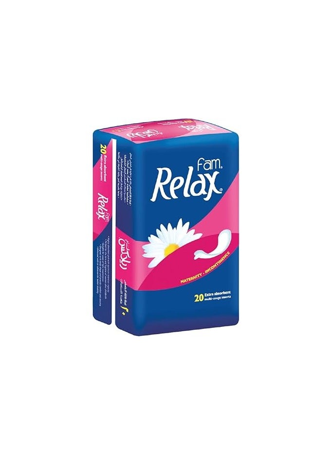 Relax - Maternity Napkins Relax ,20 Pads - Image 1