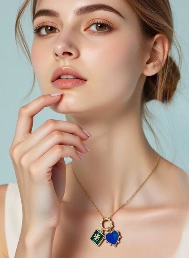 Tory Women's necklace temperament is simple, light luxury, niche design metal necklace - Image 2