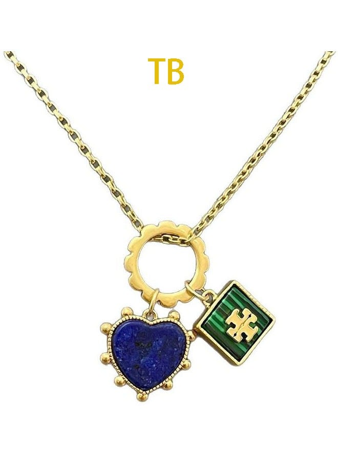 Tory Women's necklace temperament is simple, light luxury, niche design metal necklace - Image 1