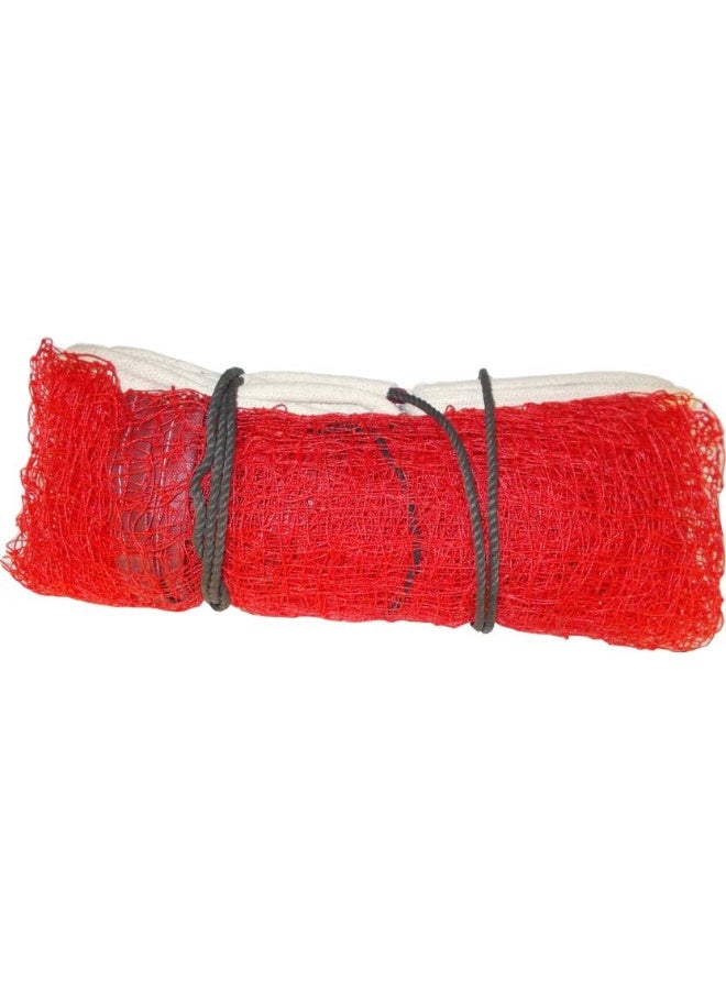 Prozone PROZONE Red Nylon Machine Knitted Badminton Net Badminton Net  (Red) - Image 1
