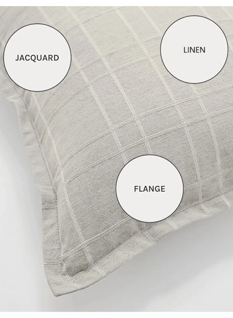 KNOT HOME Cushion Lenora Laurent (with filler) Pillow Knot Home Cover Set for Modern Sofa Contemporary Living Room Bedroom and Office Soft Washable