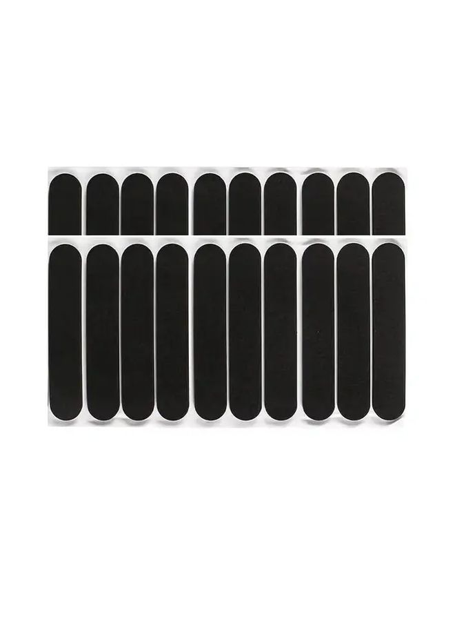 40 Pack Self Adhesive Hat Size Reducer Tape Non Slip EVA Foam Black White 110mm x 20mm - Image 1