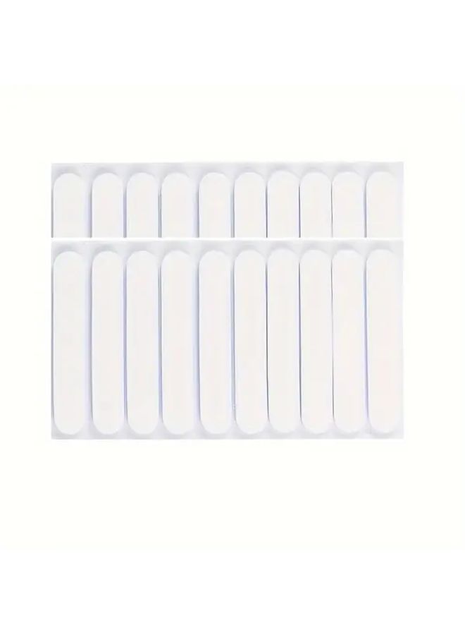 40 Pack Self Adhesive Hat Size Reducer Tape Non Slip EVA Foam Black White 110mm x 20mm - Image 5