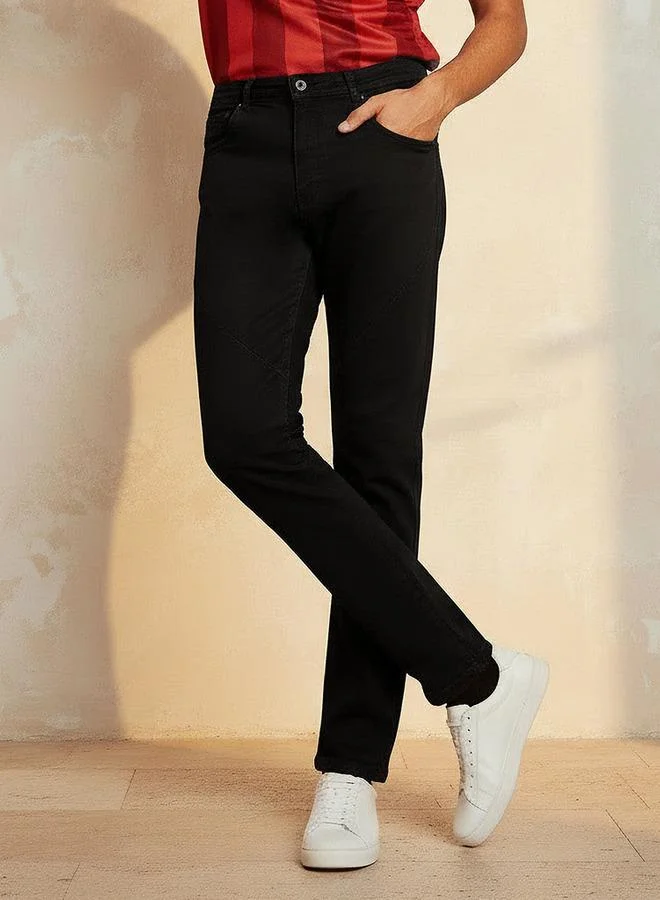 Lee Cooper Men Regular Fit Soft Touch Jeans