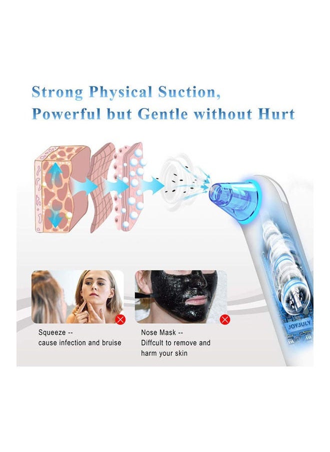 NIBEMINENT Electric Blackhead Remover Kit White  - Image 2