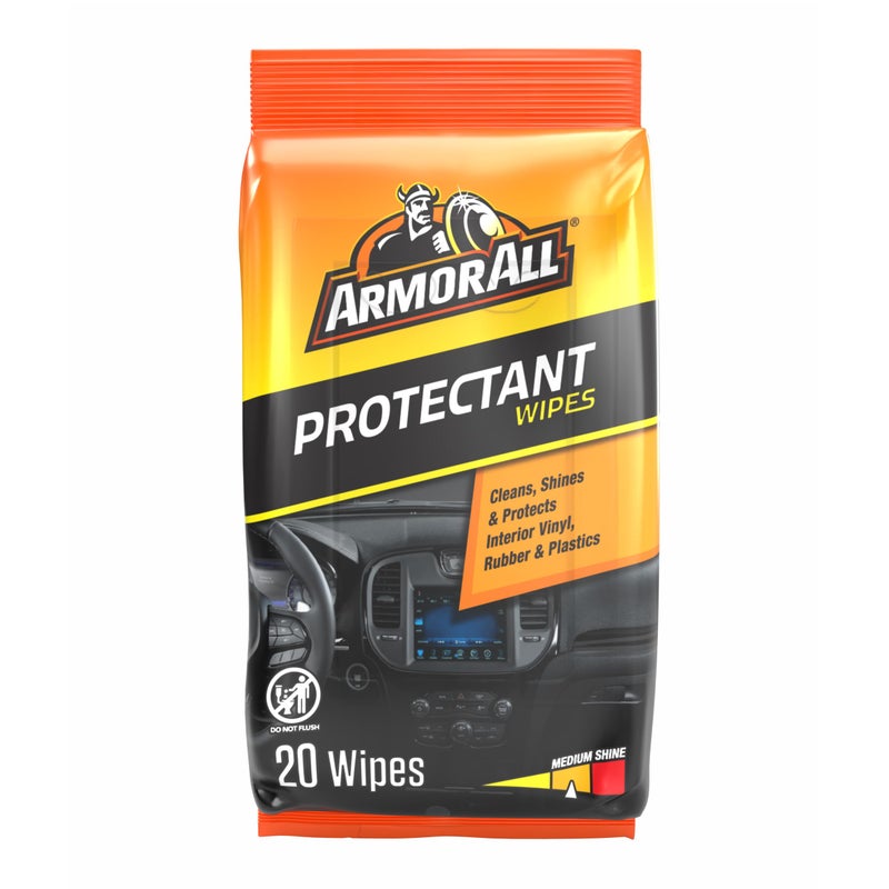 Armor All Original Protectant Wipes , Interior Car Cleaning Wipes with UV Protection Against Cracking and Fading, 20 Count - Image 2