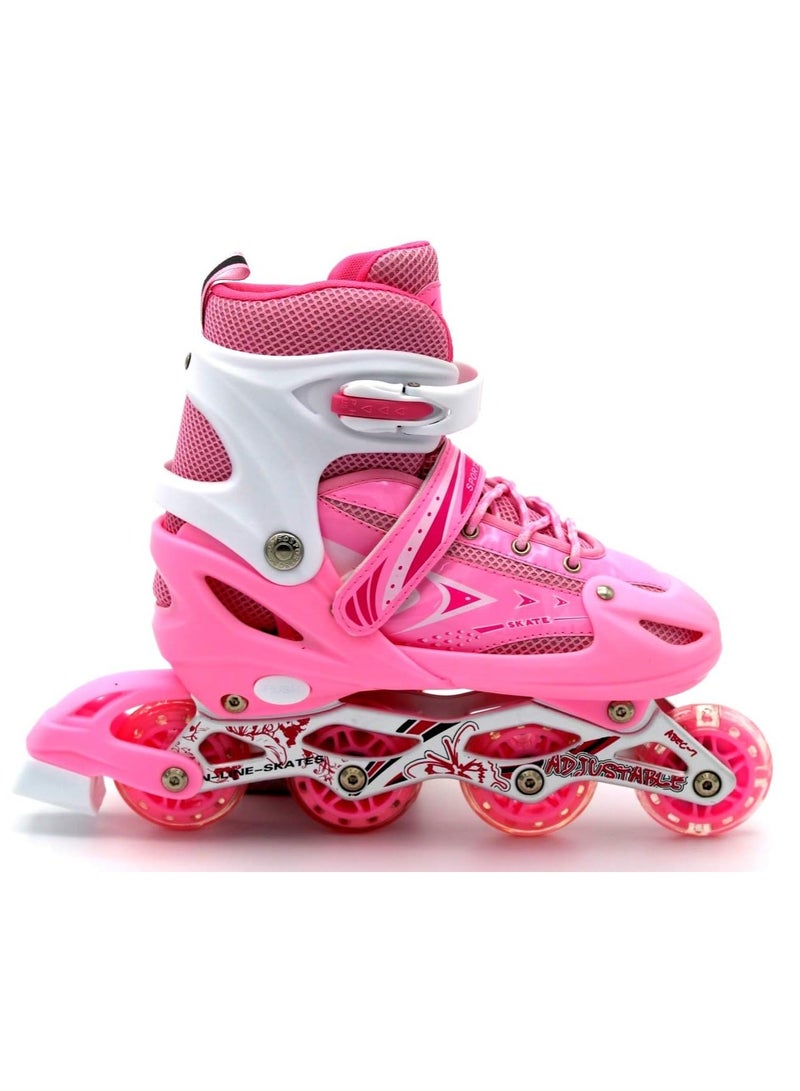 DubaiGallery أحذية التزلج للأطفال للفتيات الأنيقات رياضية عادية بعجلتين - Image 4