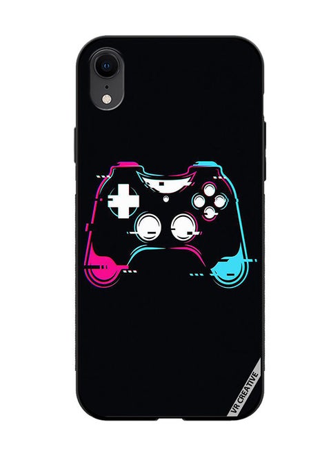 Protective Case Cover For Apple iPhone XR Controller Setup Ps5 Ps4 Design Multicolour
