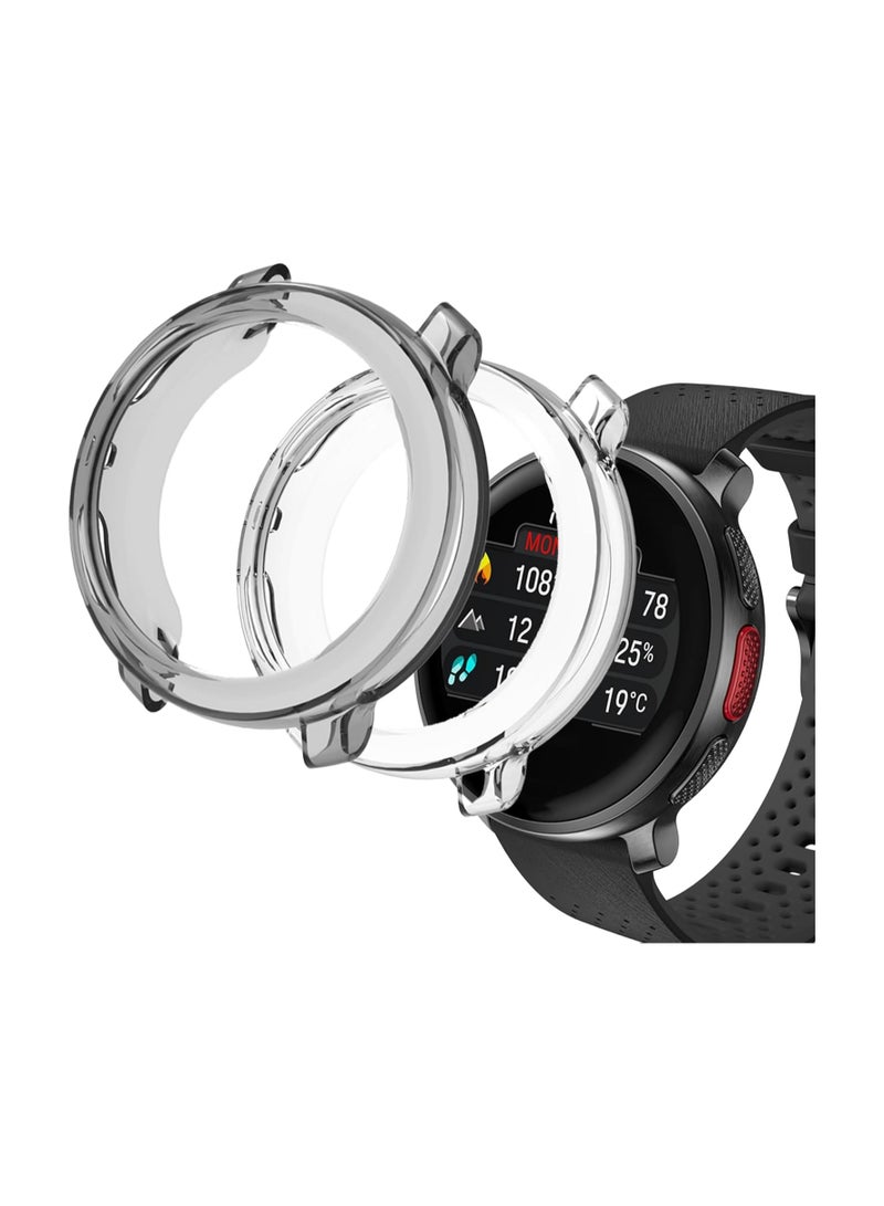 غلاف واقي لساعات Polar Vantage V3 و  - غلاف TPU بتغطية جزئية، ممتص للصدمات، خفيف الوزن، وسهل التركيب. - Image 1