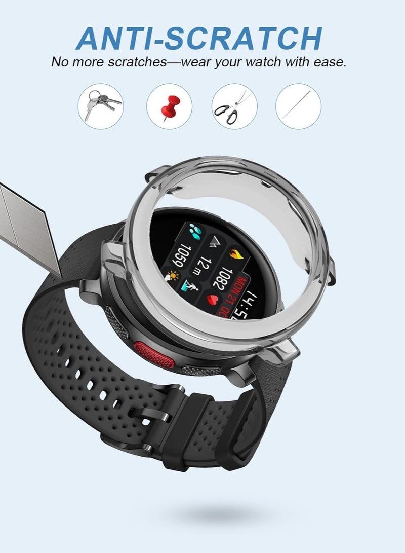 غلاف واقي لساعات Polar Vantage V3 و  - غلاف TPU بتغطية جزئية، ممتص للصدمات، خفيف الوزن، وسهل التركيب. - Image 5