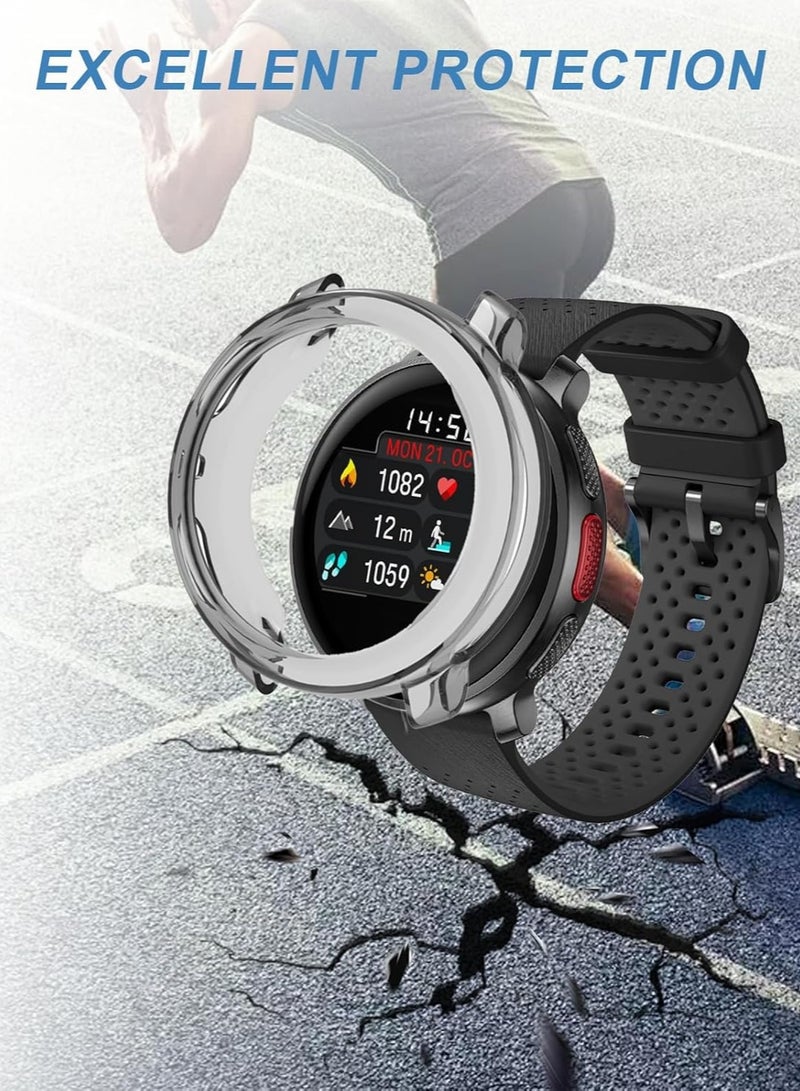 غلاف واقي لساعات Polar Vantage V3 و  - غلاف TPU بتغطية جزئية، ممتص للصدمات، خفيف الوزن، وسهل التركيب. - Image 3