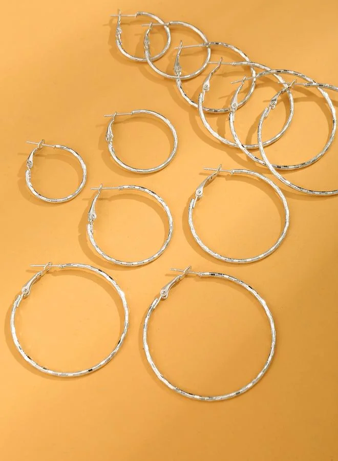 تايك تو Set of 6 - Hoop Earrings