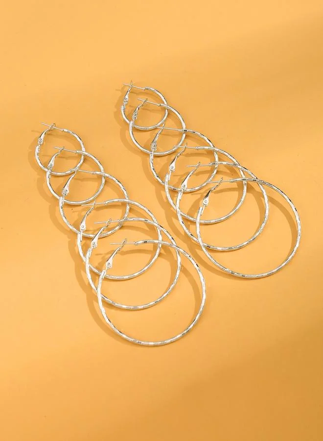 تايك تو Set of 6 - Hoop Earrings