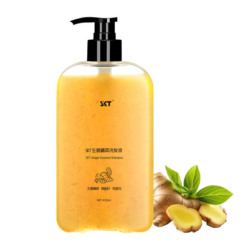 Ginger Plant Extract Anti Hair Loss Shampoo for Hair Regrowth Thickening and Longer Hair  For Women  Men 400ML