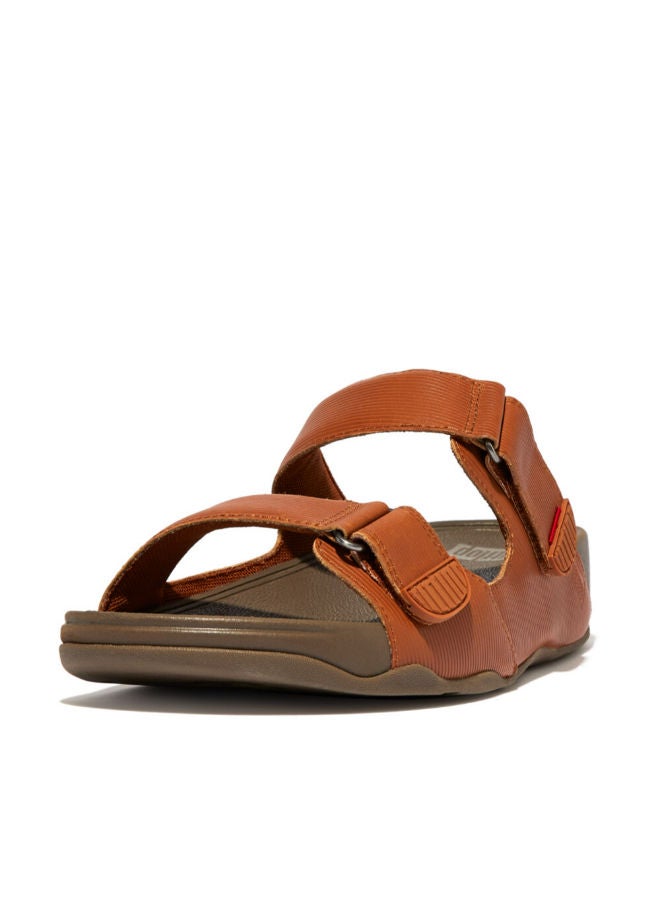 FitFlop 049-690 صندل Fitflop للرجال GOGH MOC قابل للتعديل FM3-592 بني  - Image 2