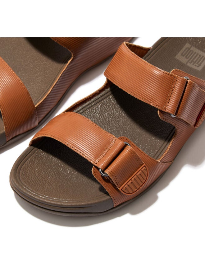 FitFlop 049-690 صندل Fitflop للرجال GOGH MOC قابل للتعديل FM3-592 بني  - Image 1