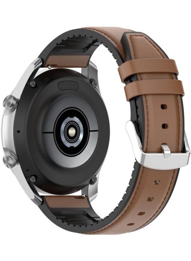 نيبمينينت سِوار بديل لساعة سامسونج جالاكسي 3 مقاس 45/ 22 مم بني - Image 4