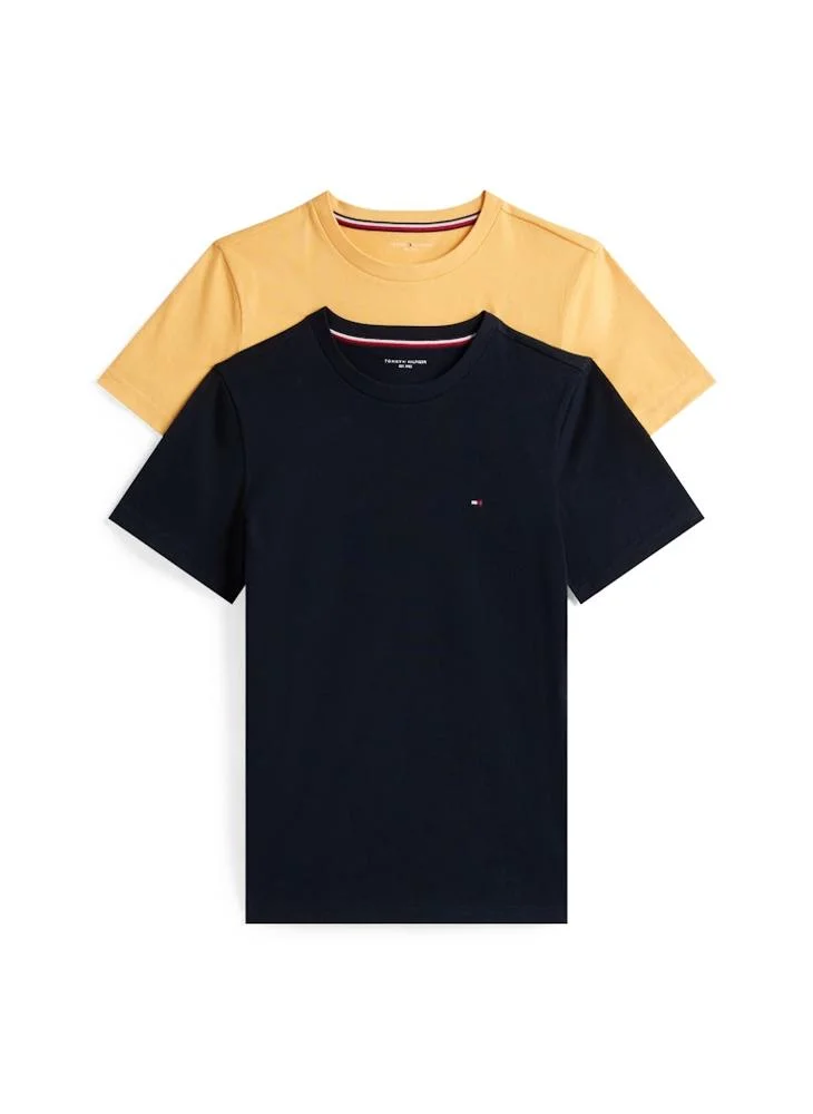 تومي هيلفيغر Kids Essential Crew Neck T-Shirt