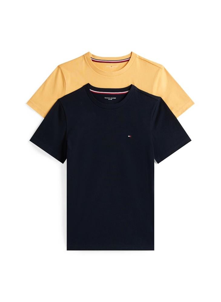 تومي هيلفيغر تيشيرت أساسي برقبة دائرية للأطفال - Image 1