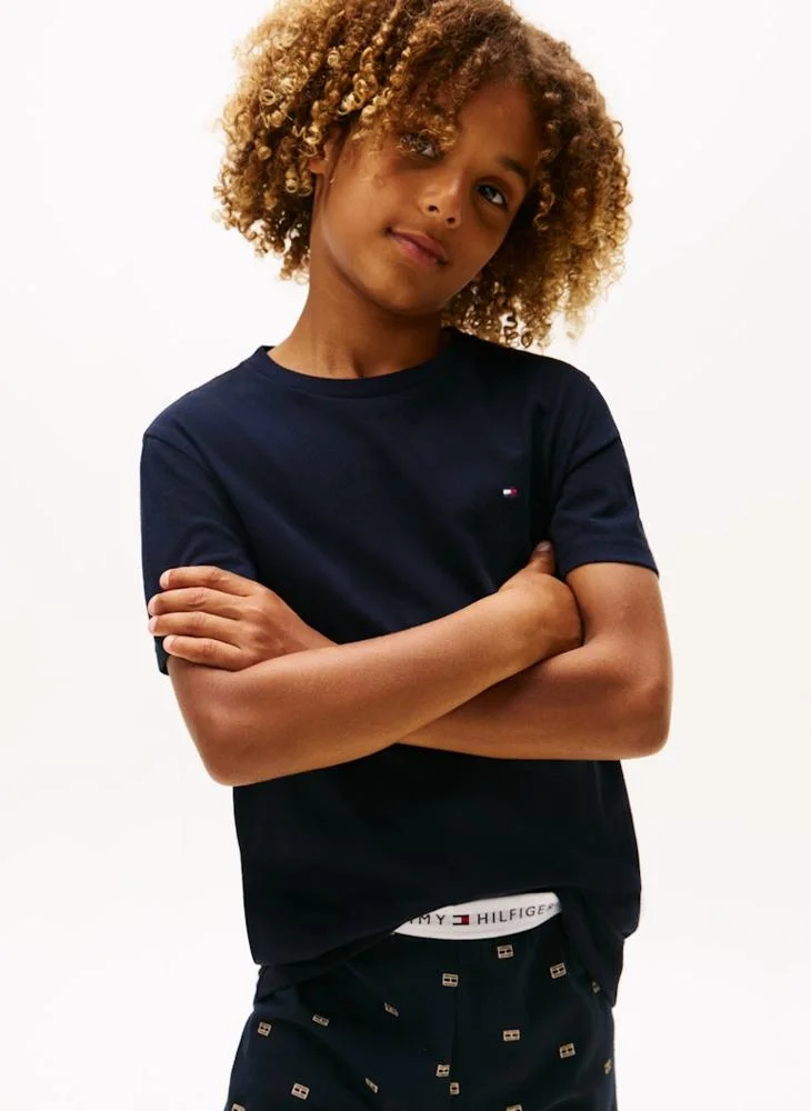 TOMMY HILFIGER Kids Essential Crew Neck T-Shirt