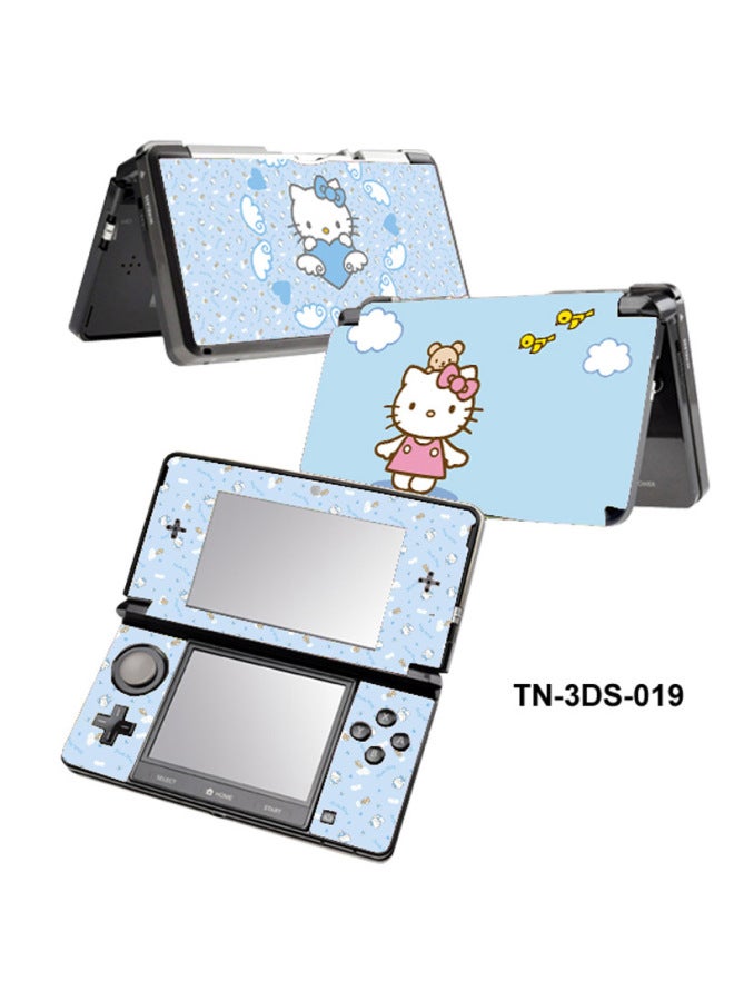 For Nintendo Old Three 3DS Body Stickers Nintendo 3DS Pain Stickers 3DS Mario HelloKitty Stickers-Color:TN-3DS-0019 - Image 1