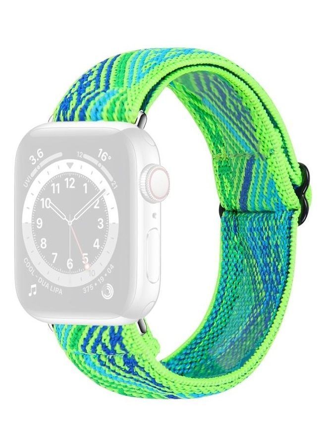 نيبمينينت سوار مطاطي لساعة أبل ووتش سيريس 7 مقاس 41 مم، وسيريس 6/SE /5 /4 40 3 /2 /1 38 مم متعدد الألوان - Image 1