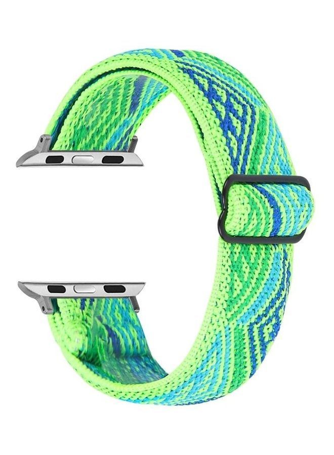 نيبمينينت سوار مطاطي لساعة أبل ووتش سيريس 7 مقاس 41 مم، وسيريس 6/SE /5 /4 40 3 /2 /1 38 مم متعدد الألوان - Image 2