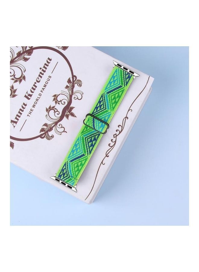 نيبمينينت سوار مطاطي لساعة أبل ووتش سيريس 7 مقاس 41 مم، وسيريس 6/SE /5 /4 40 3 /2 /1 38 مم متعدد الألوان - Image 5