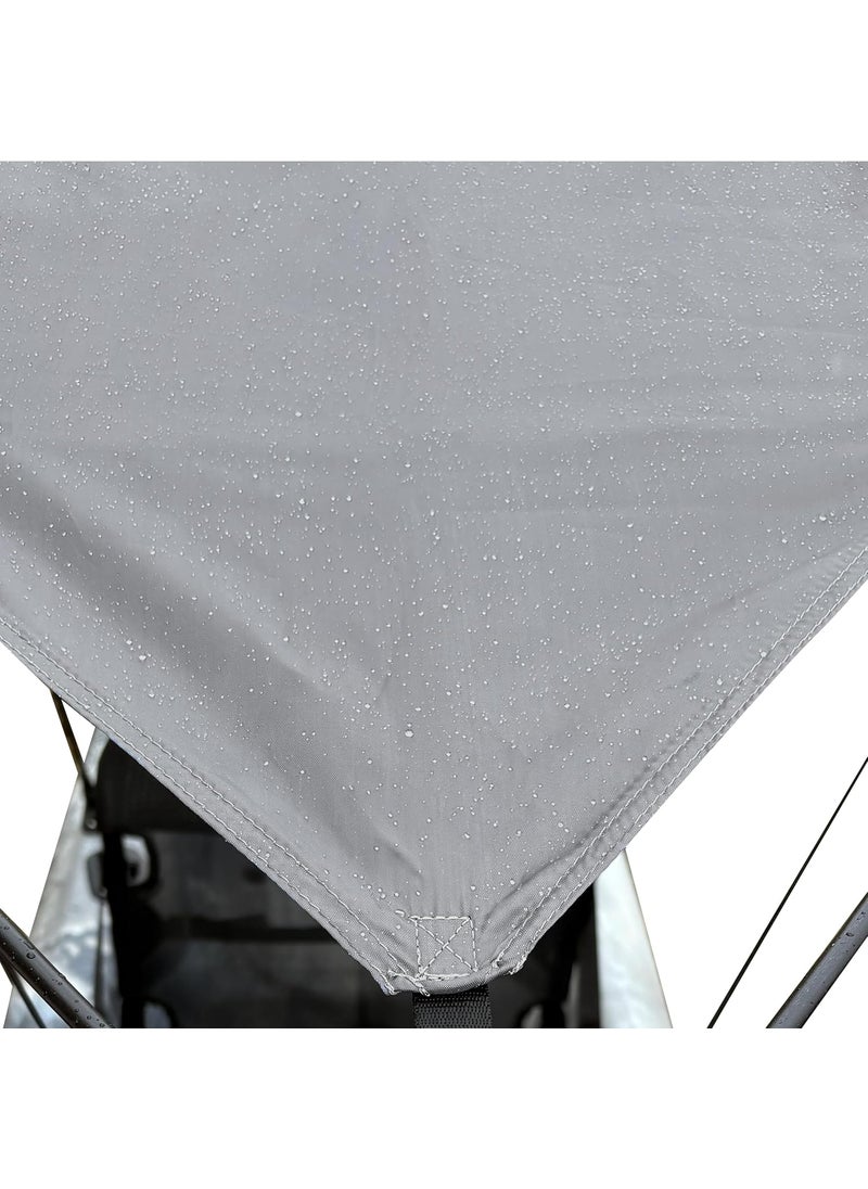 Pelican Pelican Kayak Canopy  Water Resistant  UPF 20 Sun Protection  Fits on Most Kayaks  Grey  - Image 3