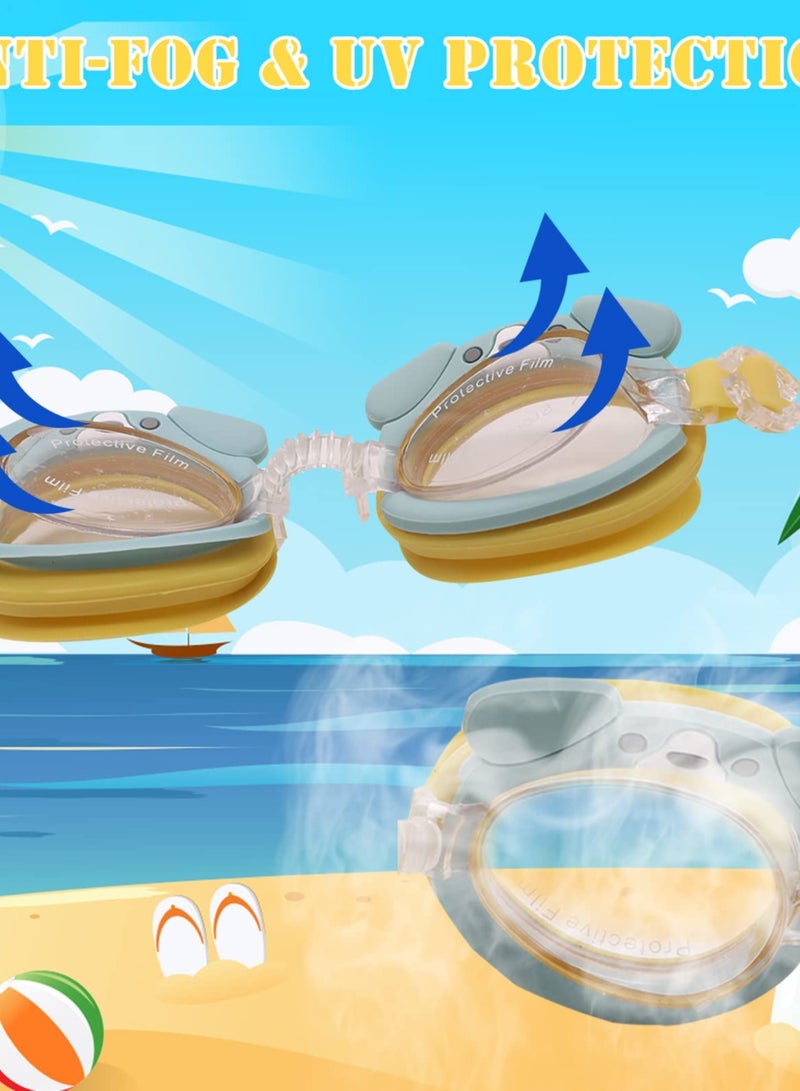 Excefore Swimming Goggles, Kids Swim Goggles with UV Protection, Anti Fog No Leaking Goggles, Suitable for Boys and Girls 6-14 - Enjoy Swimming with Confidence - Image 3