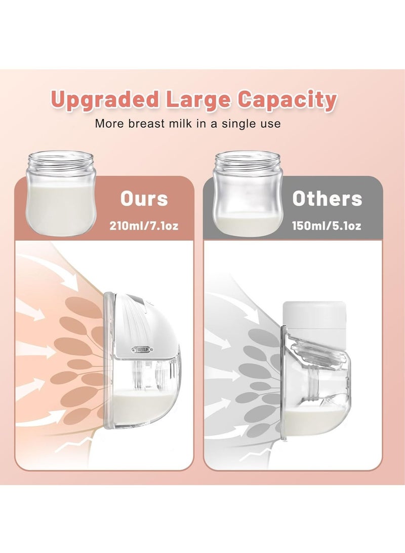 Breast Pump Hands Free Wearable: - Portable Electric Pumpables Wireless, Automatic Handsfree Breastpump 24mm Cordless, Handless Single Breastfeeding Pump, Hidden & Large Capacity 1 Pack - Image 4